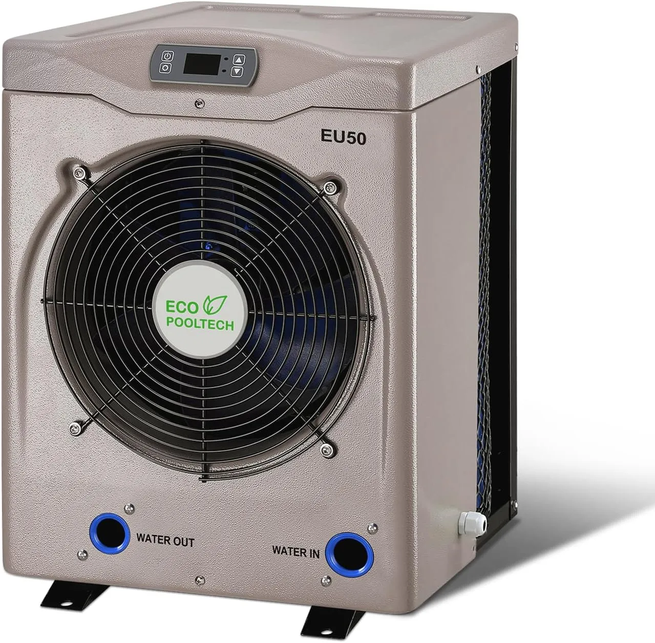 Swimming Pool Heat Pump, Electric Pool Heater for Above Ground Pool up to 5000 Gallons, Max 16184 BTU, 5.62 COP, Titanium Heat Exchanger, 110V-120V, EU50