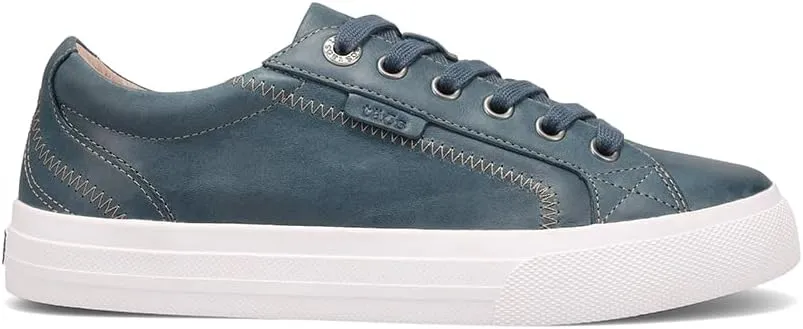 Taos Plim Soul Lux Women's Sneaker - Soft Premium Leather Lace Up Sneakers with All Day Walking Comfort and Support
