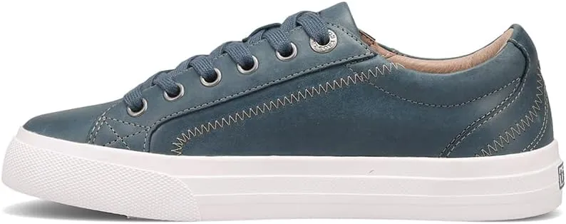 Taos Plim Soul Lux Women's Sneaker - Soft Premium Leather Lace Up Sneakers with All Day Walking Comfort and Support