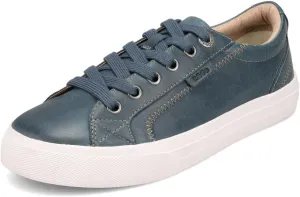 Taos Plim Soul Lux Women's Sneaker - Soft Premium Leather Lace Up Sneakers with All Day Walking Comfort and Support