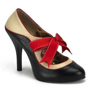 TEMPT-27 - Blk-Cream Pu