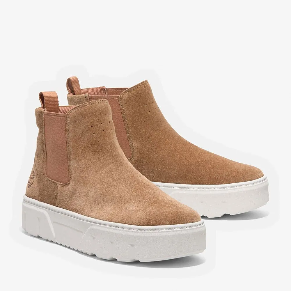 Timberland Women's Laurel Court Mid Pull on Sneaker