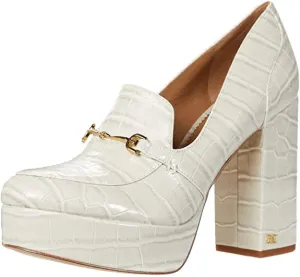 Toe Pumps Edelman On Ivory Modern Rounded Slip Block Fashion Unbeatable variety Extensive range Sam Aretha Heel