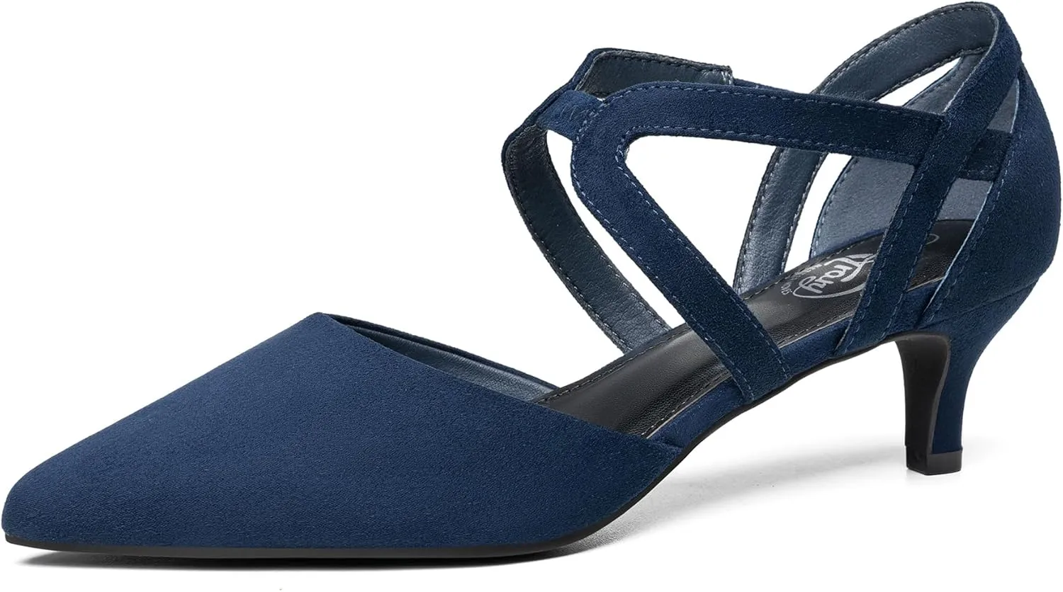 Trary Women's Low Heels Pumps Dress Pointed Toe Comfortable Work Office Pumps Shoes