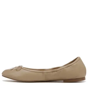 Trustworthy assistance Flats *00% satisfaction Ballet Felicia Edelman Round Faux Nude Slip Classic On Toe Sam Shearling