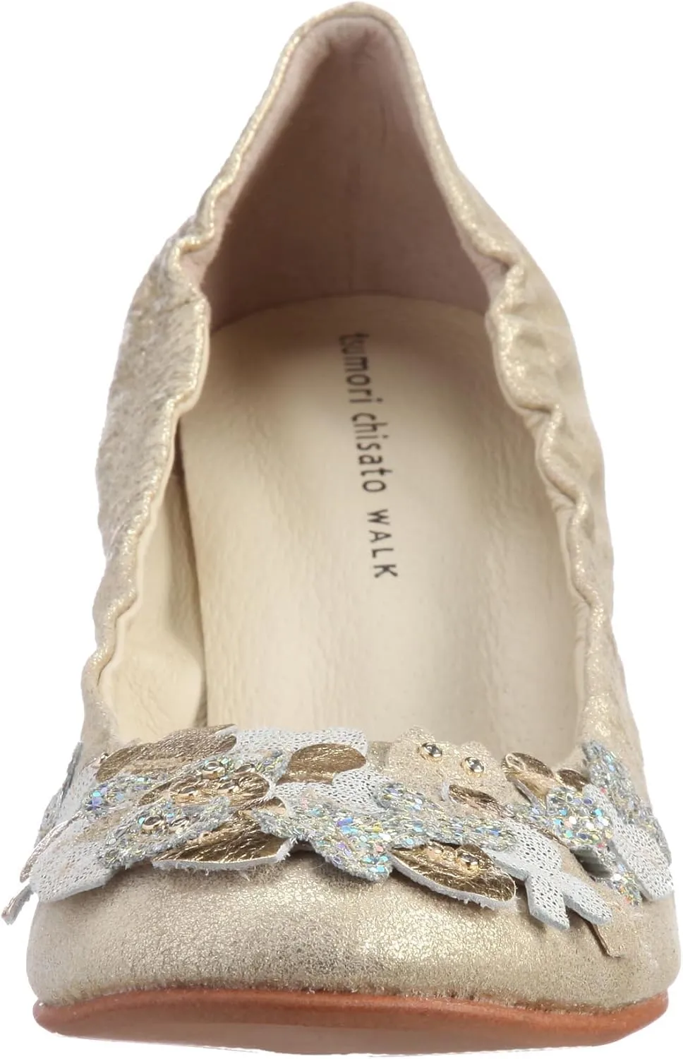 Tsumori Chisato Walk 3938 Chisato Walk Round Toe Motif Pumps