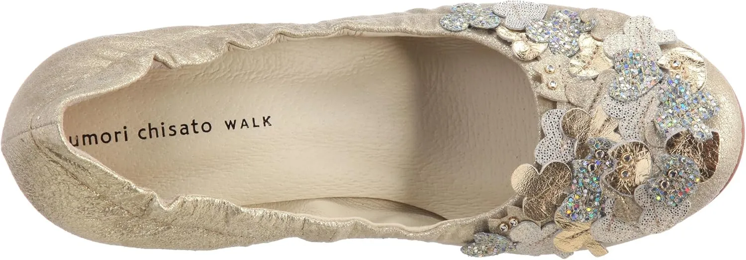 Tsumori Chisato Walk 3938 Chisato Walk Round Toe Motif Pumps