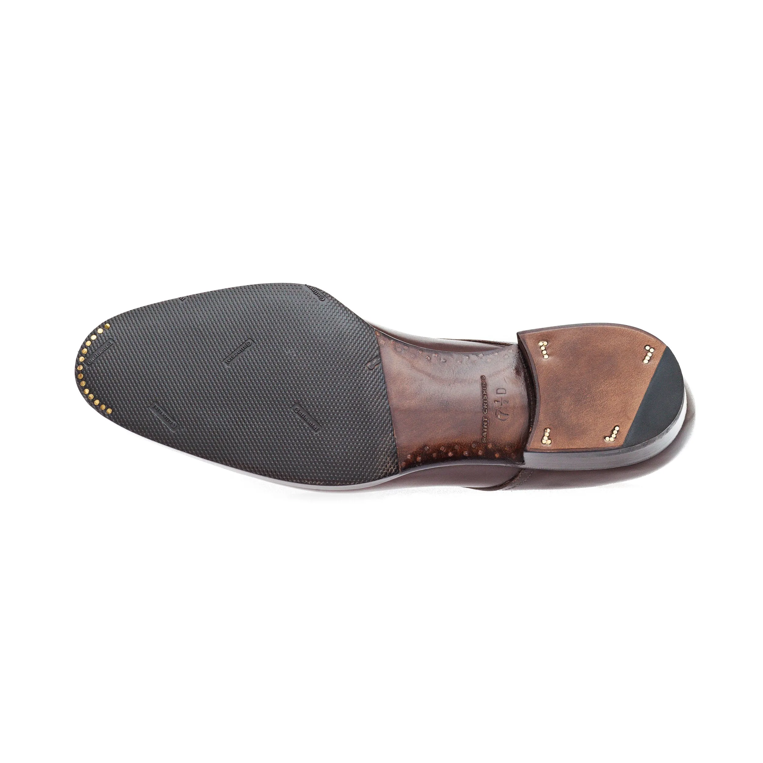 Two eyelet Derby in Tabaccho calf leather