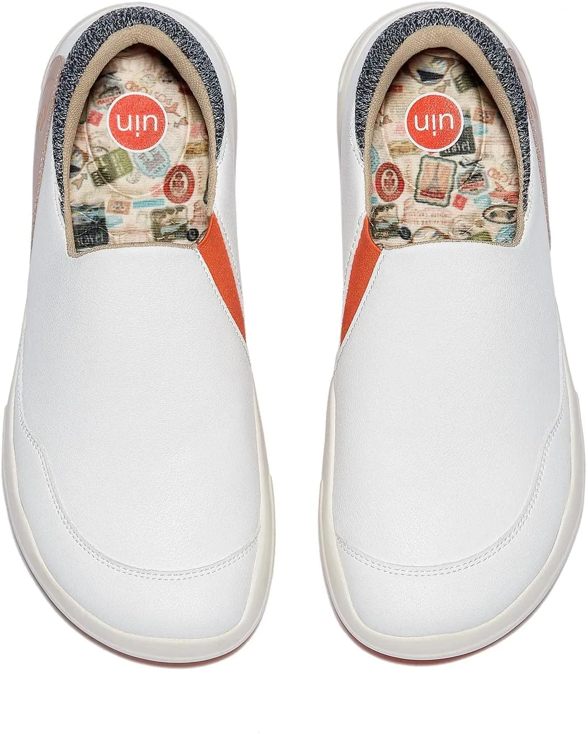 UIN Women's Fashion Platform Sneaker Slip On Walking Casual Comfortable Art Painted Travel Shoes Andalusia