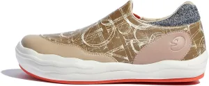 UIN Women's Fashion Platform Sneaker Slip On Walking Casual Comfortable Art Painted Travel Shoes Andalusia