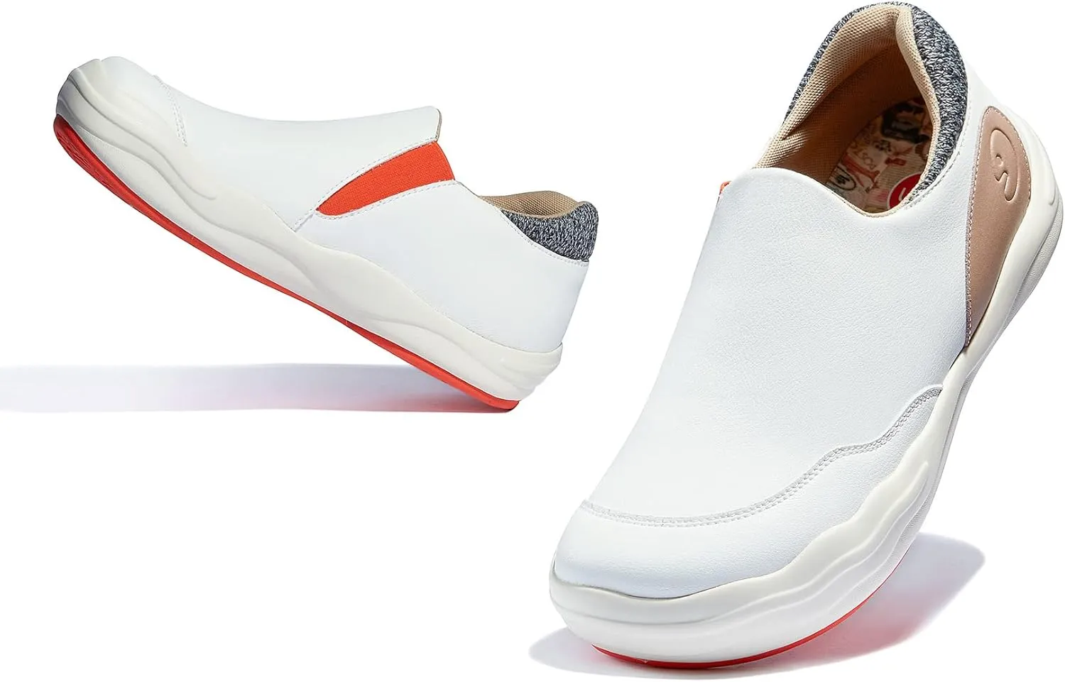 UIN Women's Fashion Platform Sneaker Slip On Walking Casual Comfortable Art Painted Travel Shoes Andalusia