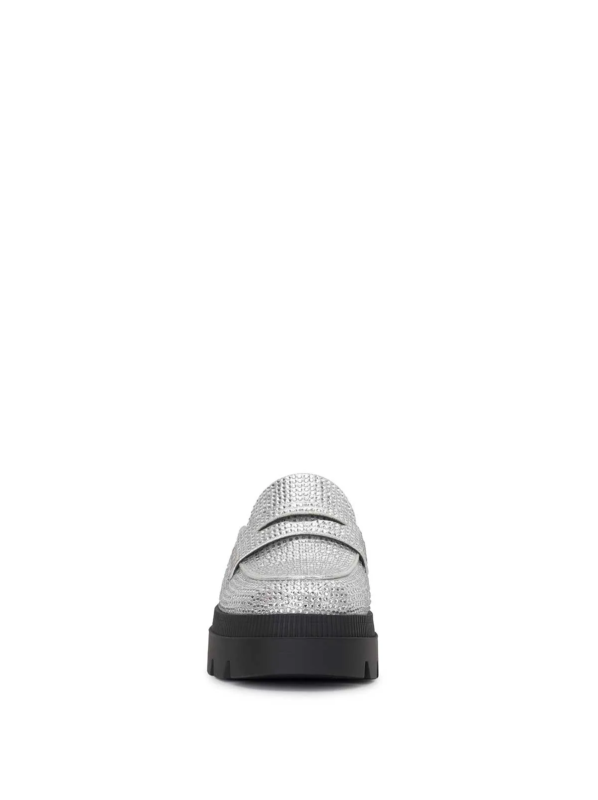 Uma Slip On Loafer in Silver
