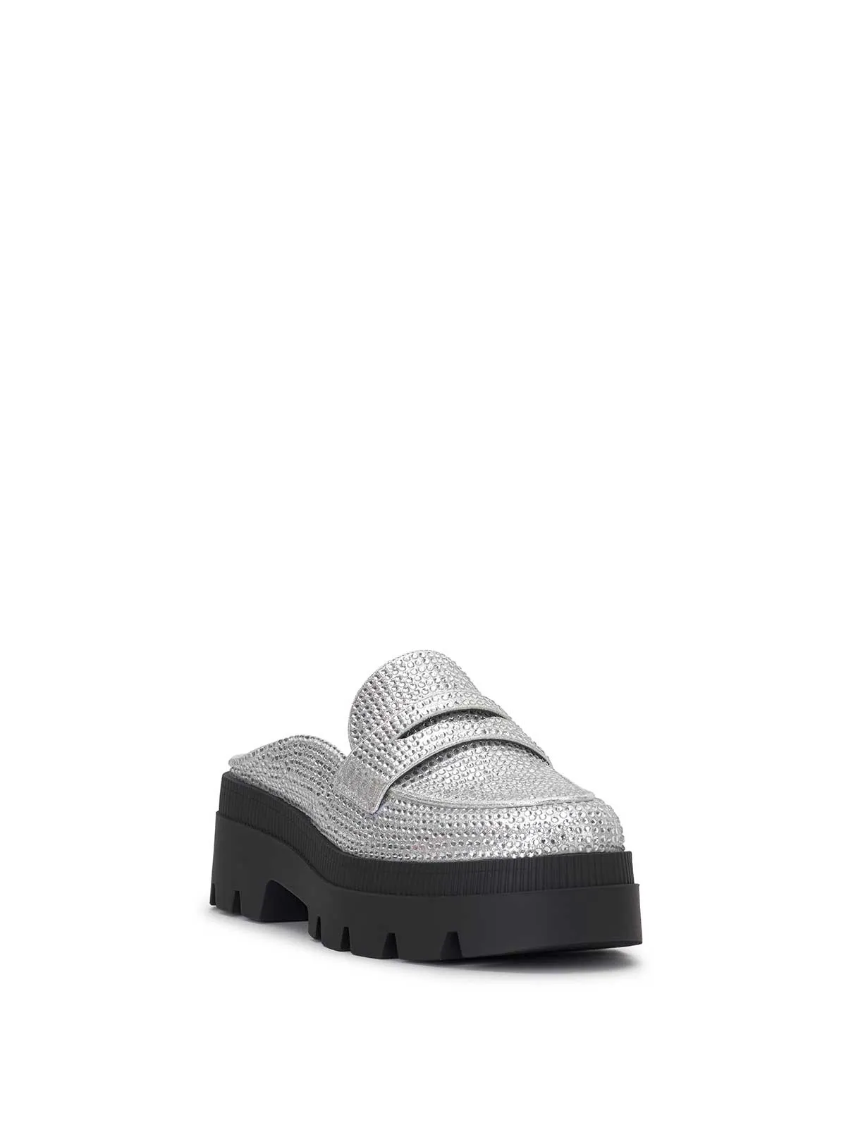 Uma Slip On Loafer in Silver