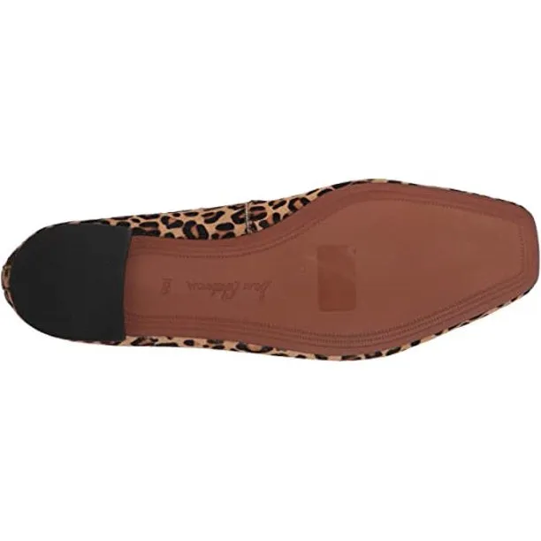 Unique Sam Toe Detailed Top-selling Ballet Cushioned Black/Tan Pointed Edelman Leather Flats Jillie