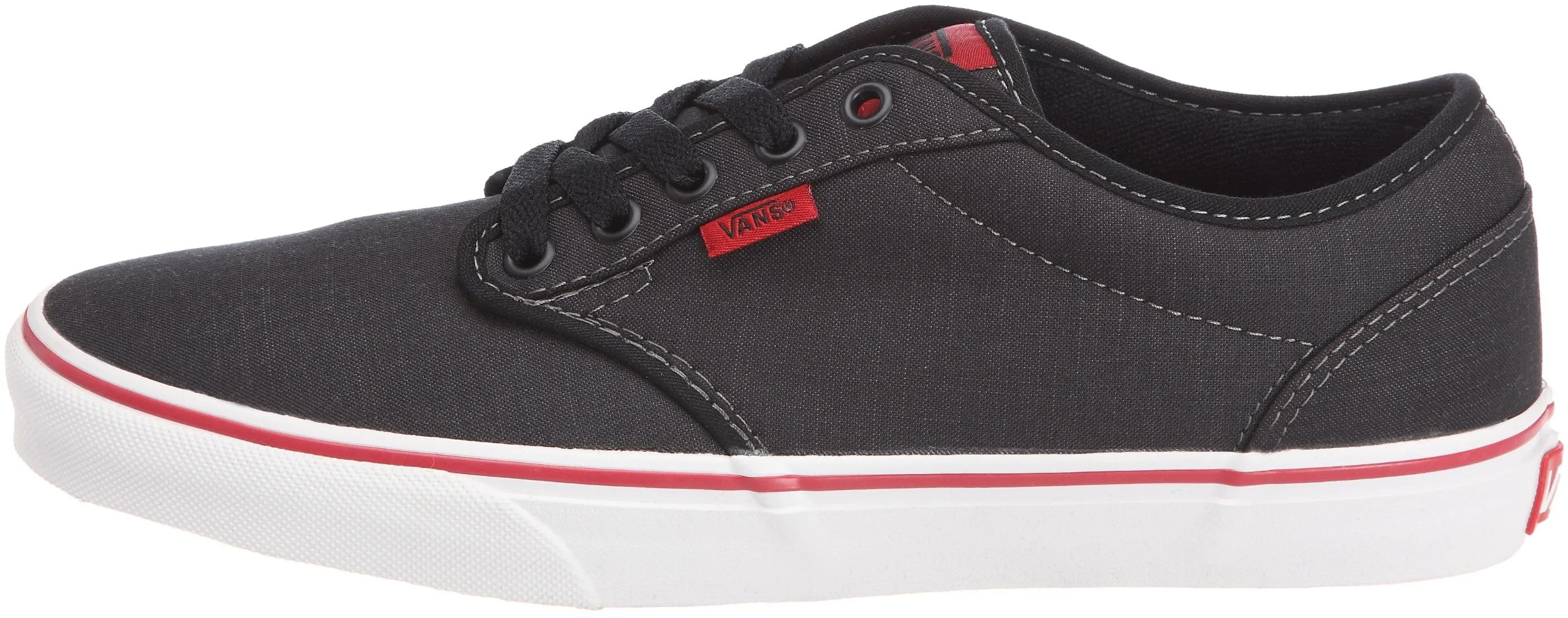 Vans Men's Atwood Canvas Trainers Sneaker 11 Black/Chili