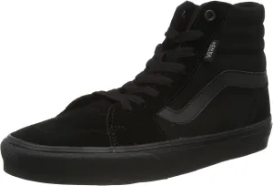 Vans Men's Filmore Shoe | Hi-Top Fashion Sneakers, Footwear for Work, Walking & Casual Wear, (Suede/Canvas) Black/Black, 11