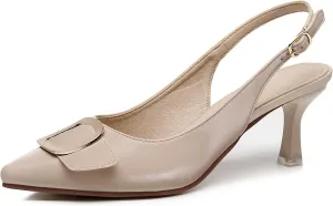 VenusCelia Women's Charming Lady Slingback Pump Shoe