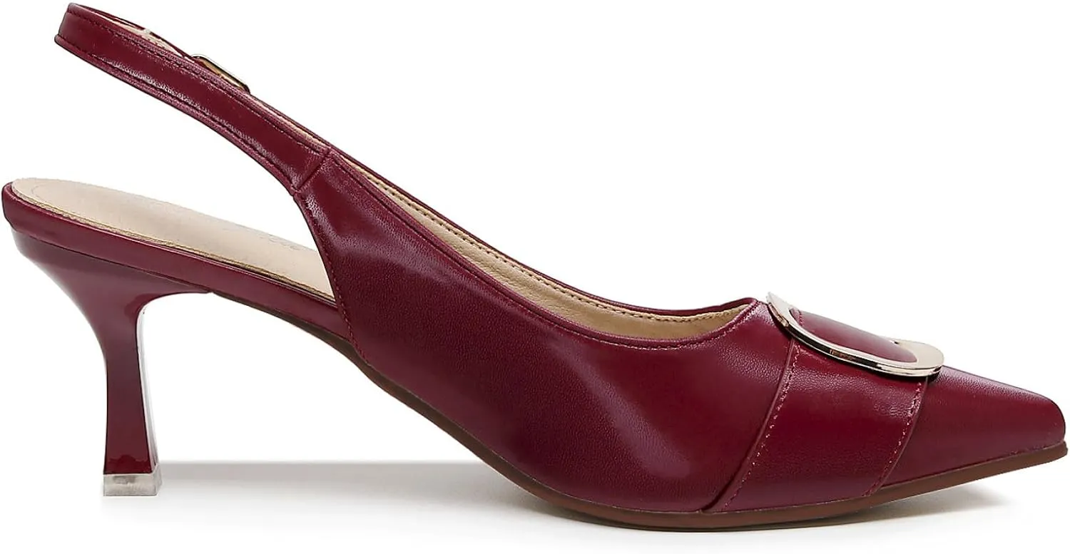 VenusCelia Women's Charming Lady Slingback Pump Shoe