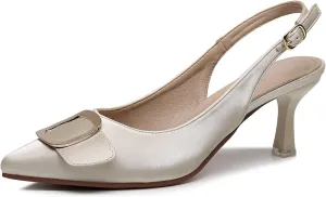 VenusCelia Women's Charming Lady Slingback Pump Shoe