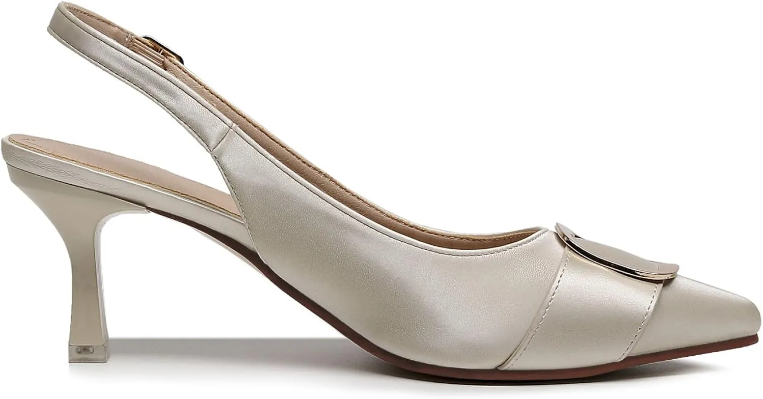 VenusCelia Women's Charming Lady Slingback Pump Shoe