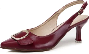 VenusCelia Women's Charming Lady Slingback Pump Shoe