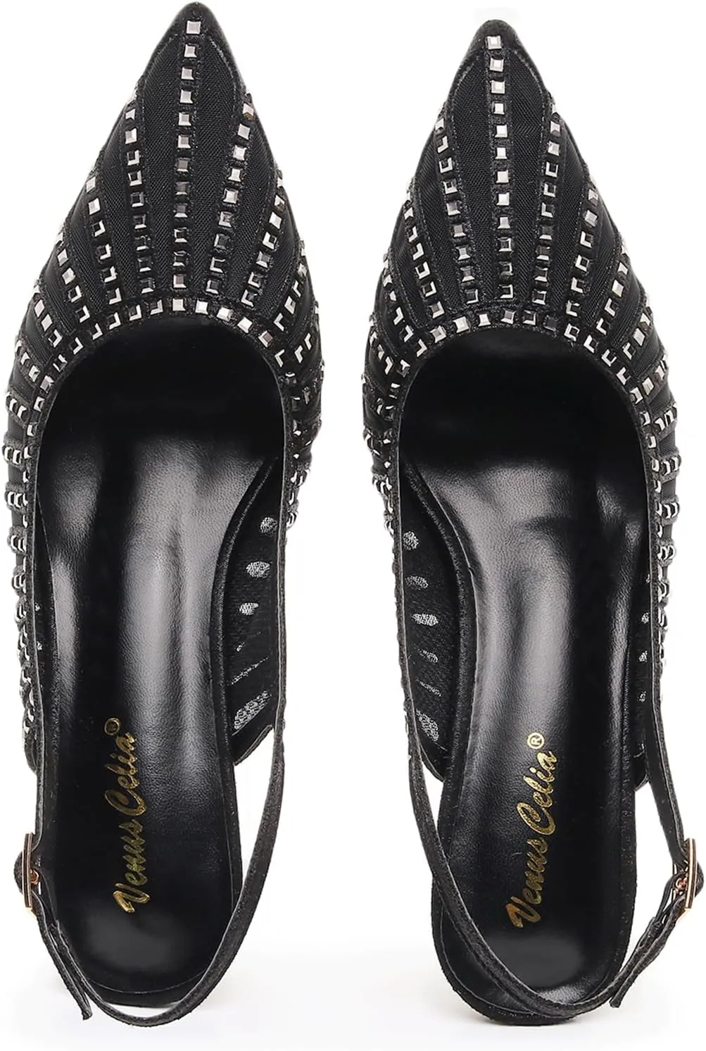 VenusCelia Women's Graceful Lady Slingback Pump Shoe