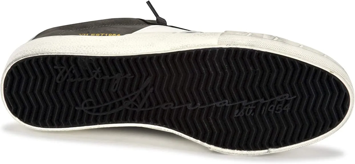 VINTAGE HAVANA Women's BRISTAL Round Toe LACE Less Slip-ON Fashion Sneaker 11 M Wild Black