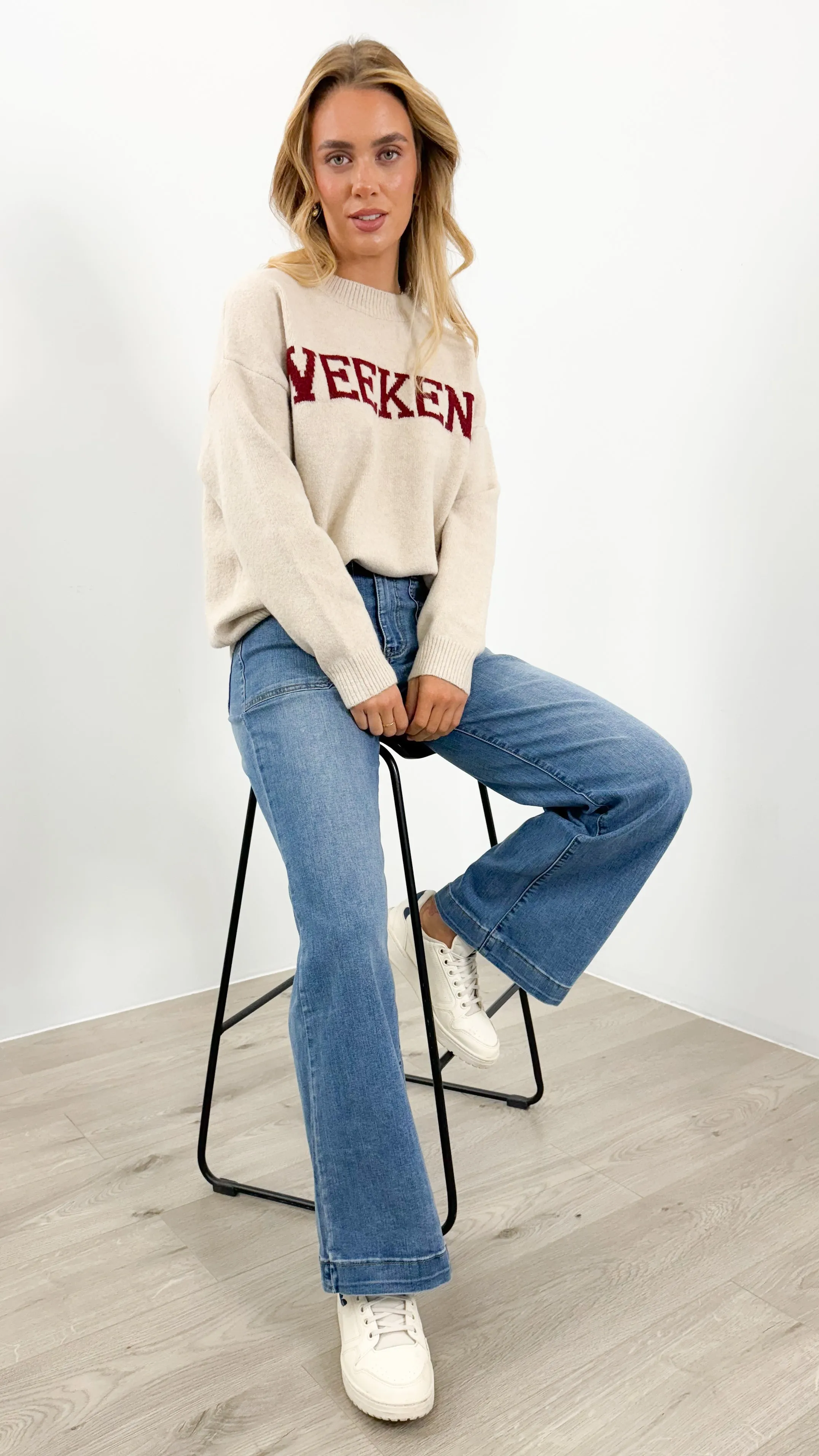 WEEKEND KNIT - BEIGE