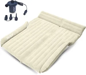 WEY&FLY Extra Tough SUV Mattress - Enhanced Air Mattress, Ultra-Thick & Comfortable, Suitable for Camping, Sleeping & Travel, Includes Pump