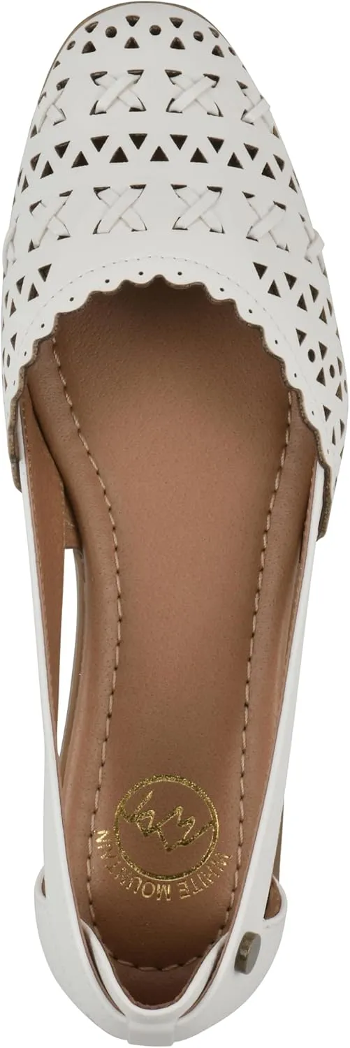 WHITE MOUNTAIN Women's Nobler Open Ballet Flat