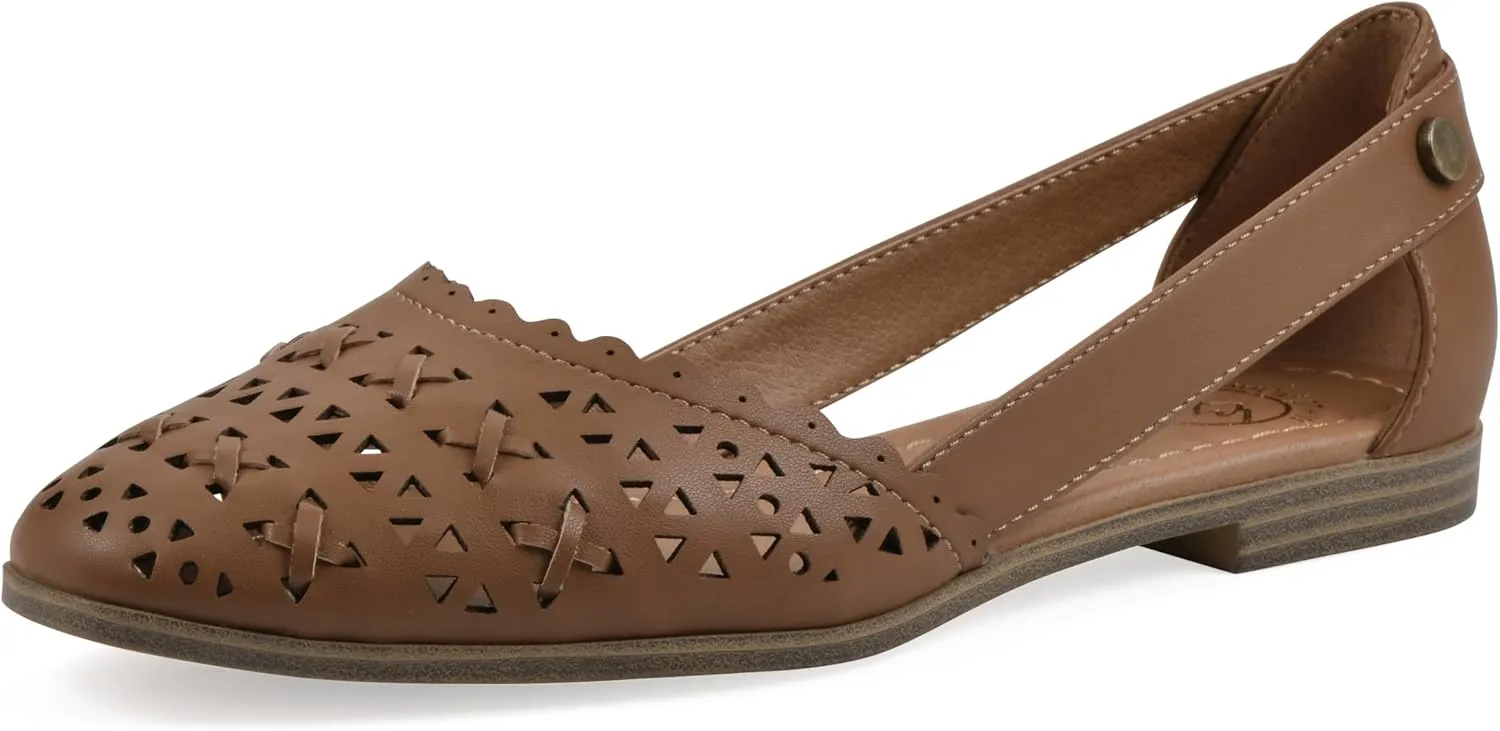 WHITE MOUNTAIN Women's Nobler Open Ballet Flat