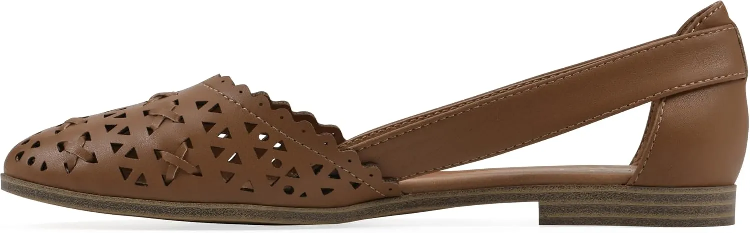 WHITE MOUNTAIN Women's Nobler Open Ballet Flat