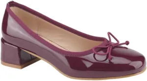Women's Elegant Coquette Ballet Pumps Low Chunky Block Heels Square Toe Comfy Doll Shoes with Bowknots Cute Mary Janes Slip On Emo Shoes Office Business