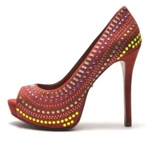 Women's High Stiletto Satisfaction guaranteed Toe Heel Dress Top-quality at low price Open Sebastian Platform Heel Pump Schutz