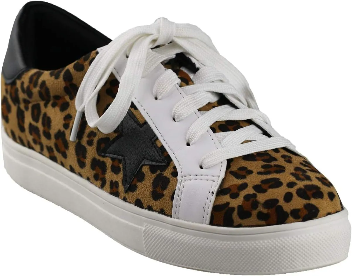 Womens Sneaker Flats Fashion Sneaker Glitter Metallic Lace Up Sparkle Slip On Street Casual Running Shoes