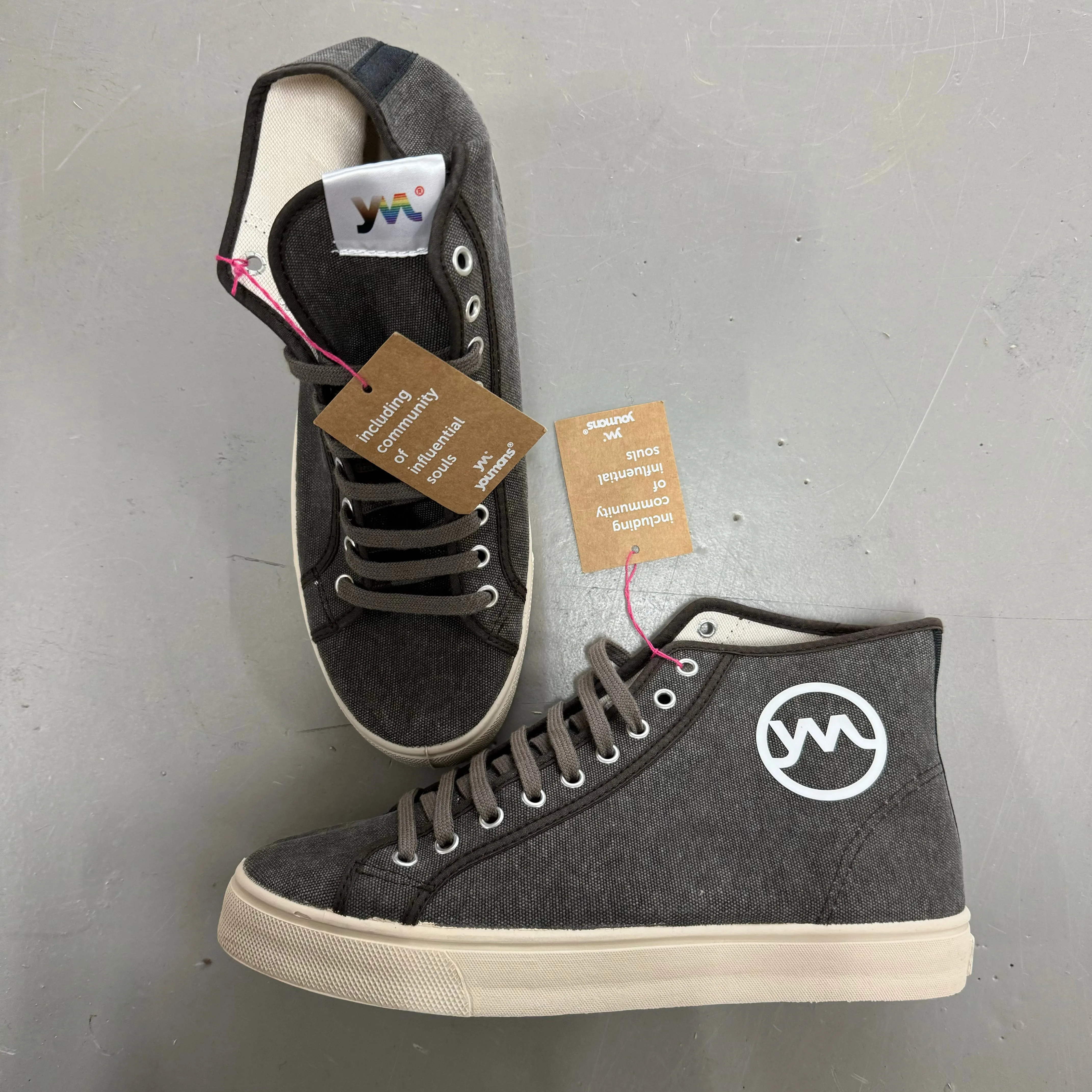 Youmans Unisex Canvas Sneaker "Pinella" - Dunkelgrau